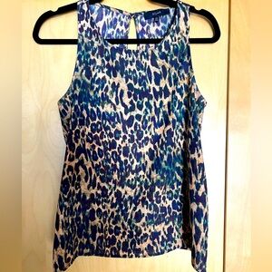 ECLAIR Leopard Print Tank Top Blouse - Size XS